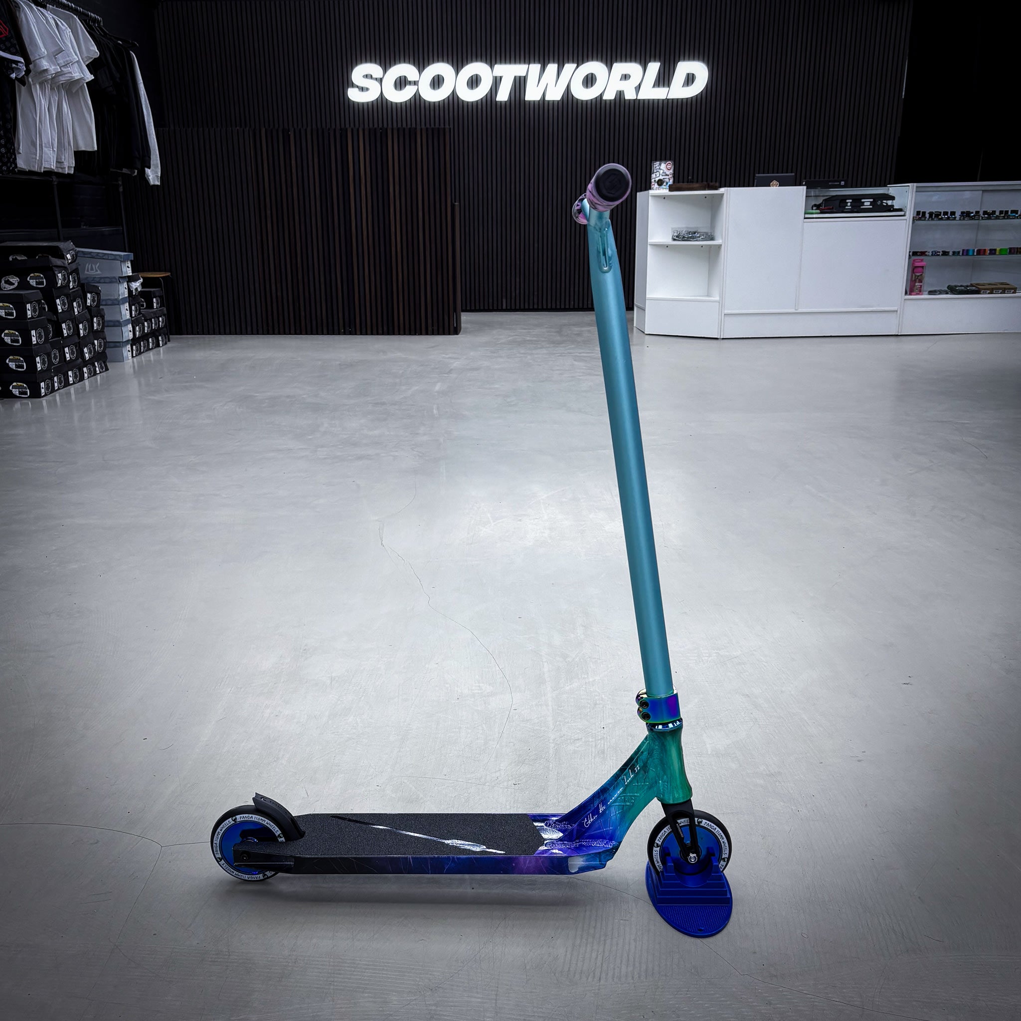 Striker Ethic Erawan Custom Stunt Scooter - Blau/Lila-ScootWorld.de