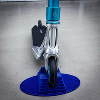 Striker Ethic Pande Raw/Teal Custom Stunt Scooter - Raw/Türkis-ScootWorld.de