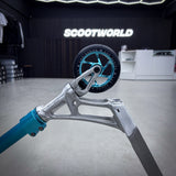 Striker Ethic Pande Raw/Teal Custom Stunt Scooter - Raw/Türkis-ScootWorld.de