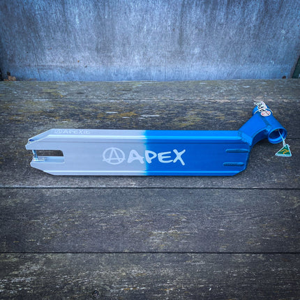 Apex ID Limited 4.5" Stunt Scooter Deck - Blue/Silver 2-ScootWorld.de