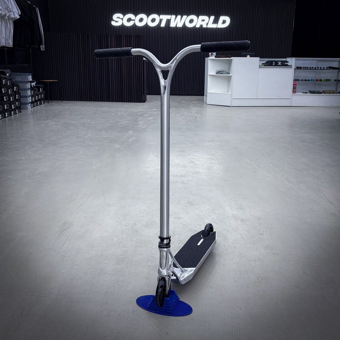 Ethic Silver Custom Stunt Scooter - Silber-ScootWorld.de