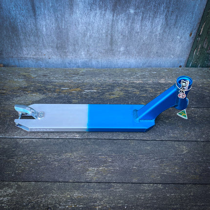 Apex ID Limited 4.5" Stunt Scooter Deck - Blue/Silver 2-ScootWorld.de