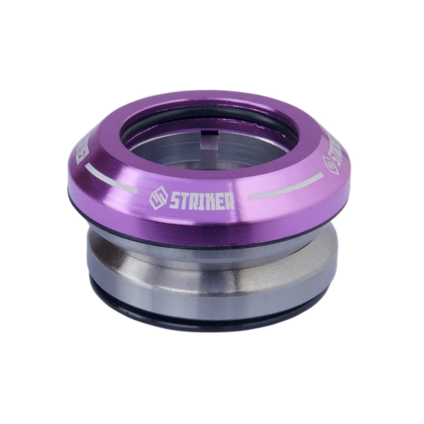 Striker Integrated Stunt Scooter Headset - Purple-ScootWorld.de