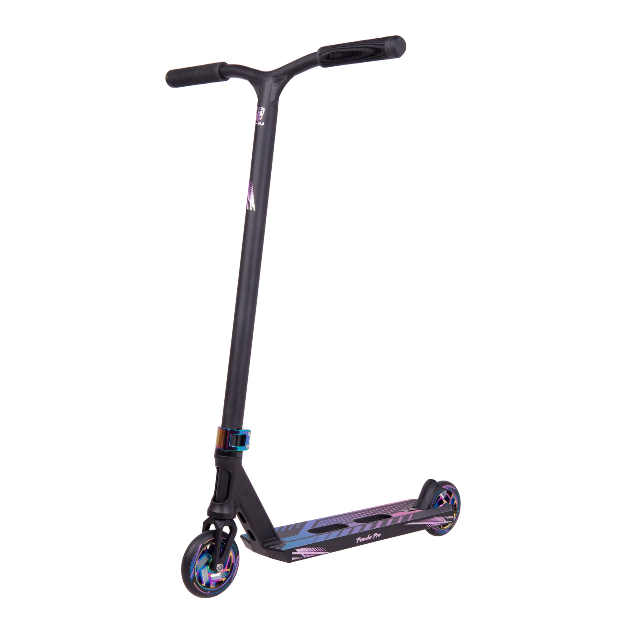 Panda Pro Stunt Scooter - Schwarz/Regenbogen-ScootWorld.de