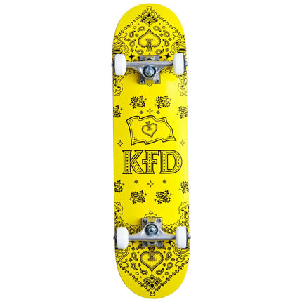 KFD Bandana Komplett-Skateboard - Yellow-ScootWorld.de