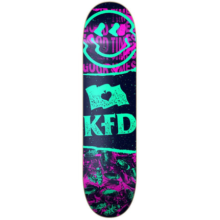 KFD Logo DIY Skateboard Deck - Purple-ScootWorld.de
