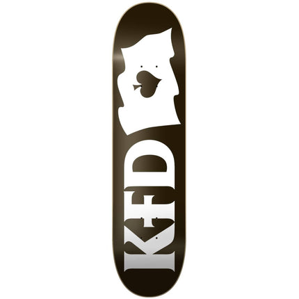 KFD Logo Flagship Skateboard Deck - Black-ScootWorld.de
