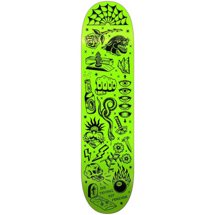 KFD Premium Wallpaper Skateboard Deck - Flash Green-ScootWorld.de