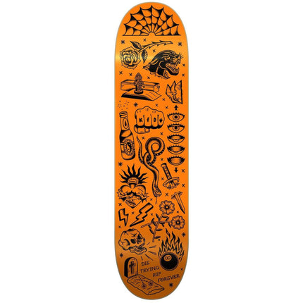 KFD Premium Wallpaper Skateboard Deck - Flash Orange-ScootWorld.de