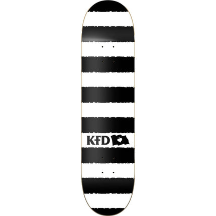 KFD Stripes Skateboard Deck - White-ScootWorld.de