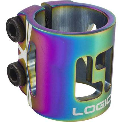 Logic Oversized Double Stunt Scooter Clamp - Neochrome-ScootWorld.de