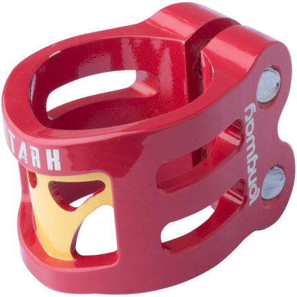 Longway Stark Stunt Scooter Clamp - Red-ScootWorld.de