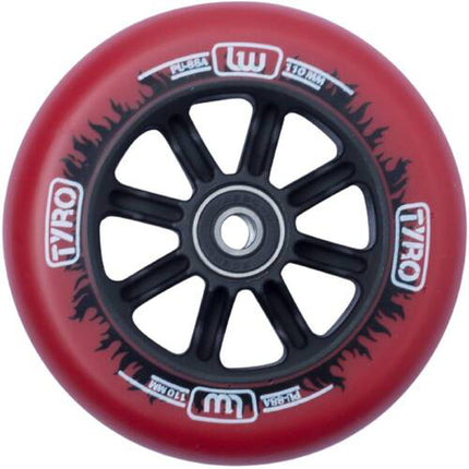 Longway Tyro Nylon Core Stunt Scooter Rolle - Red/Black Flame-ScootWorld.de