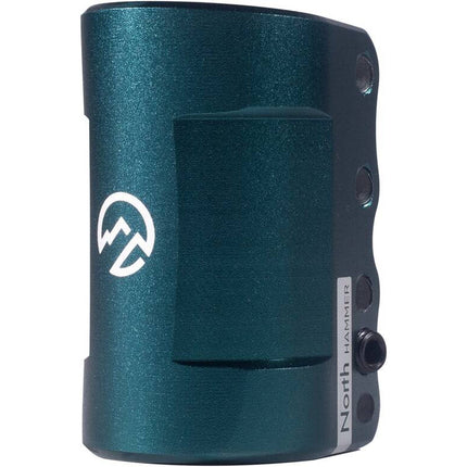 North Hammer V2 SCS Stunt Scooter Clamp - Midnight Teal-ScootWorld.de