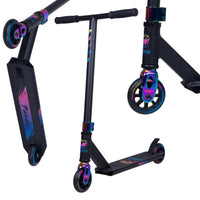Panda Cub Stunt Scooter - Black/Rainbow-ScootWorld.de