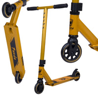 Panda Cub Stunt Scooter - Gold Painted-ScootWorld.de