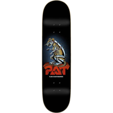 Plan B Ratt Duffy Skateboard Deck - Black-ScootWorld.de