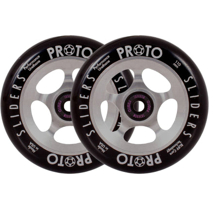 Proto Sliders Stunt Scooter Rolle 2-Pack - Black/Raw-ScootWorld.de