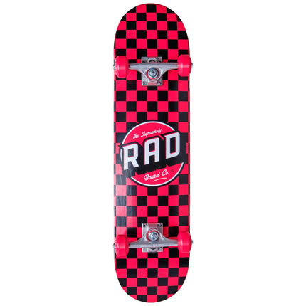 RAD Checkers Komplet Skateboard - Rød-ScootWorld.de