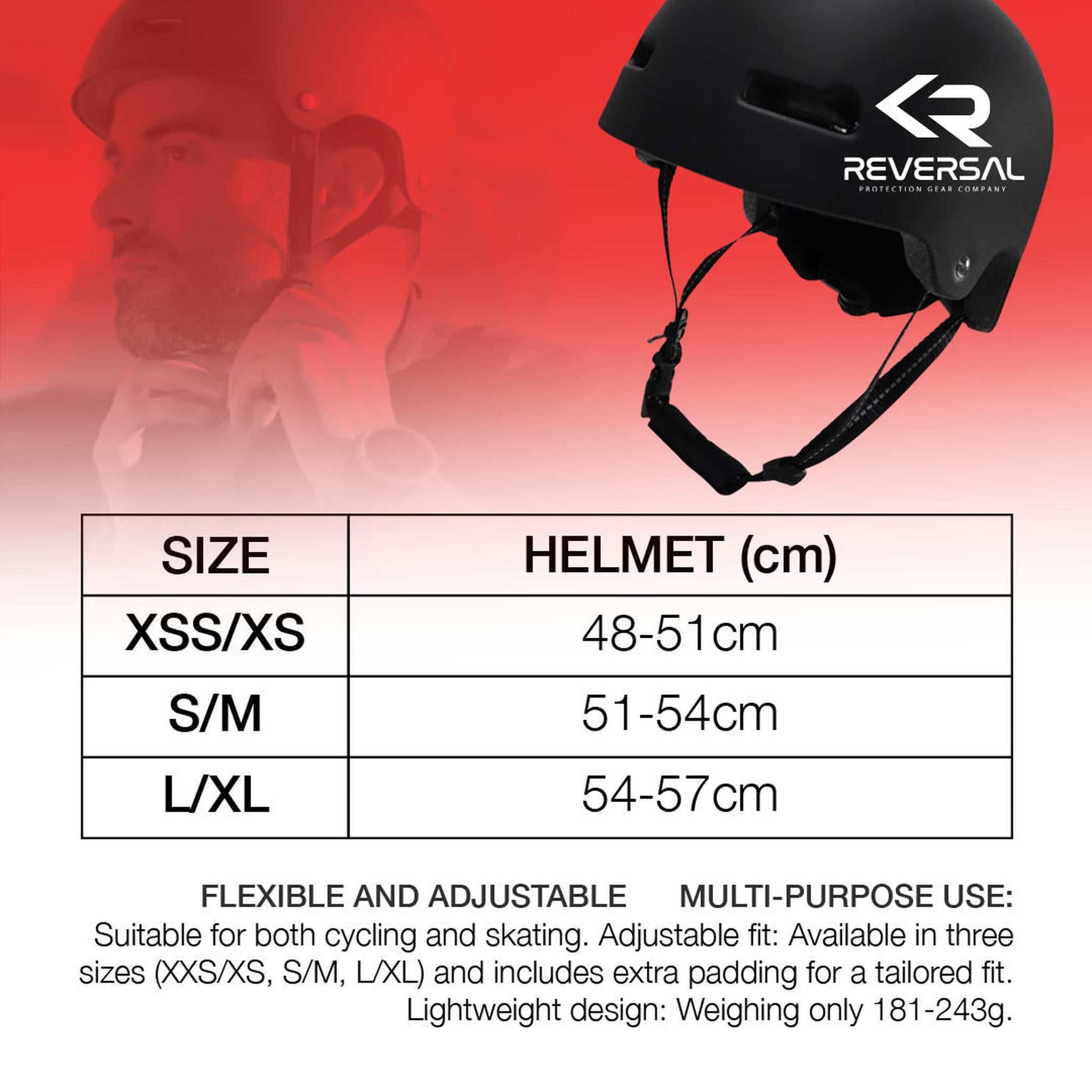 Reversal Lux Verstellbare Skate Helm - Weiß-ScootWorld.de