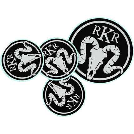 Rocker RKR Klistermærker - Sort-ScootWorld.de
