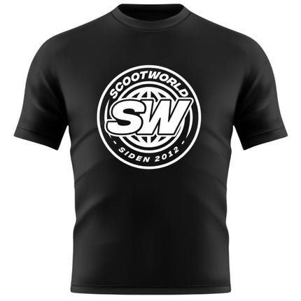 ScootWorld Batch Logo Tshirt - Black-ScootWorld.de