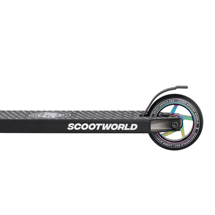 ScootWorld Bend Stunt Scooter - Black/Rainbow-ScootWorld.de