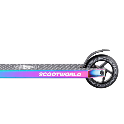 ScootWorld Bend Stunt Scooter - Rainbow Deck-ScootWorld.de