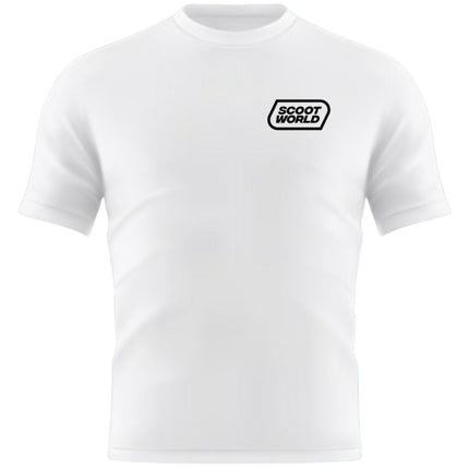 ScootWorld SW Logo Tshirt - White-ScootWorld.de