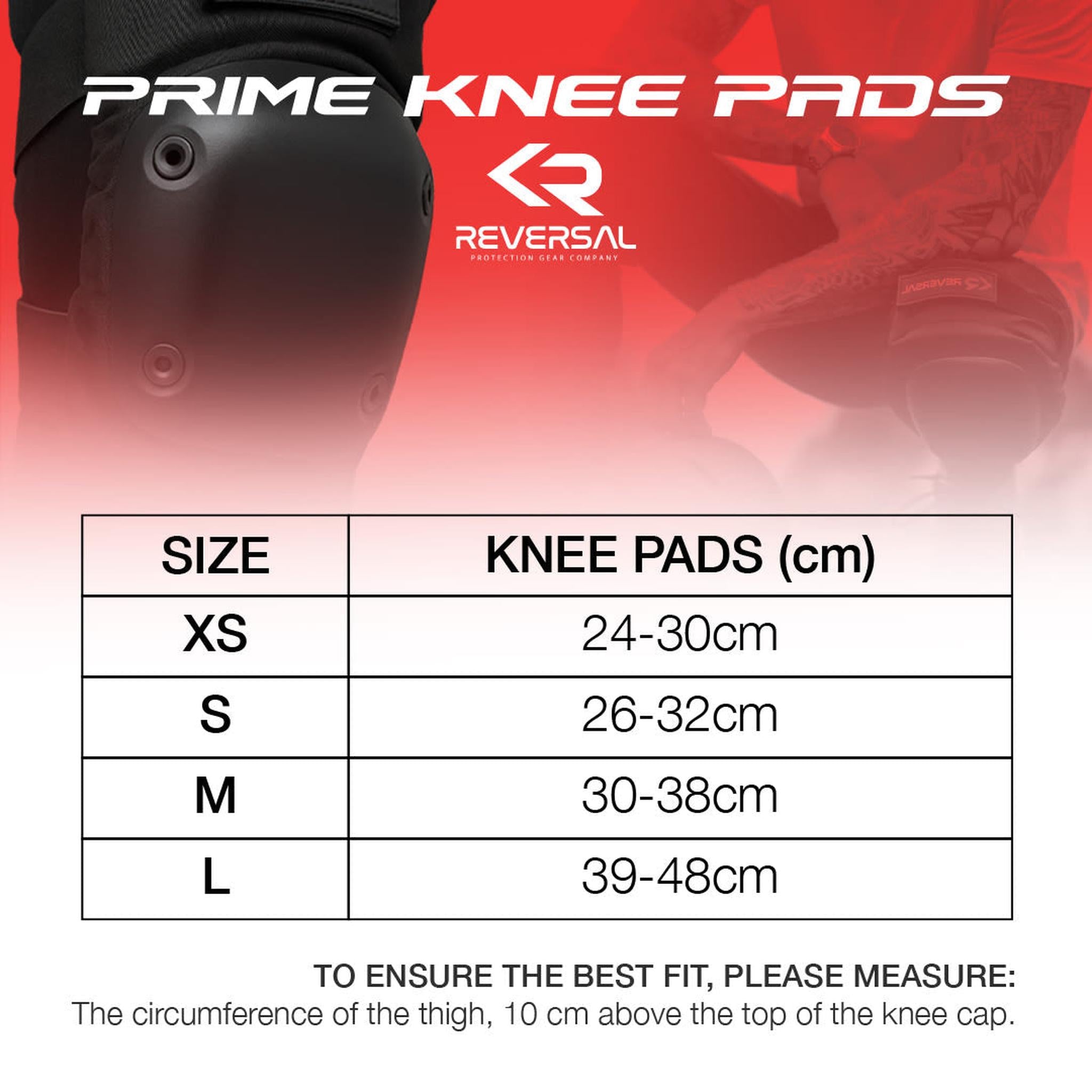 Reversal Prime Knieschoner - Schwarz-ScootWorld.de