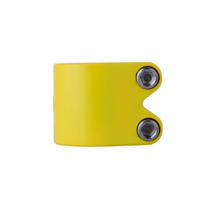 Striker Lux Double Stunt Scooter Clamp - Yellow-Stunt Scooter Clamps-Striker Scooter Parts-Yellow-ScootWorld.de