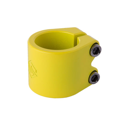 Striker Lux Double Stunt Scooter Clamp - Yellow-Stunt Scooter Clamps-Striker Scooter Parts-Yellow-ScootWorld.de