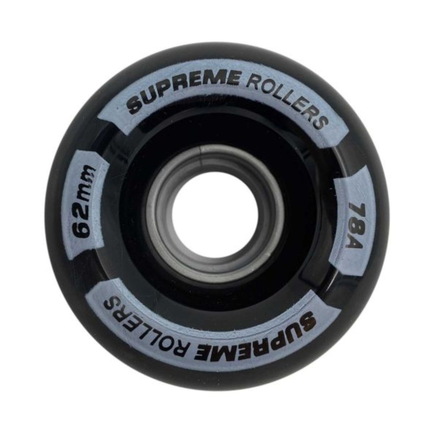 Supreme Rollers Quad Rollen 62mm/78A - Black-ScootWorld.de