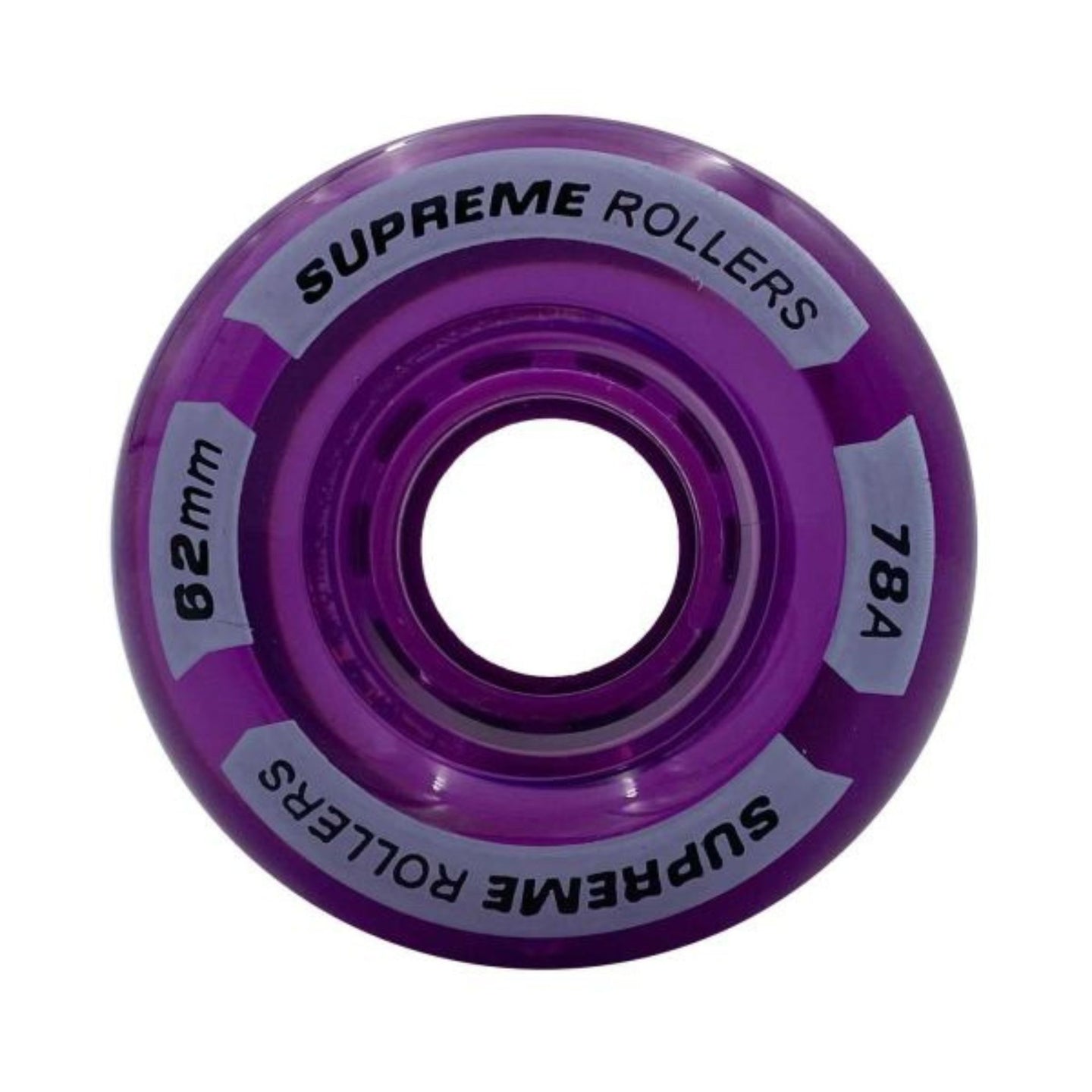 Supreme Rollers Quad Rollen 62mm/78A - Purple-ScootWorld.de