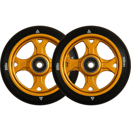 Trynyty Gothic Stunt Scooter Rolle 2-Pack - Gold-ScootWorld.de