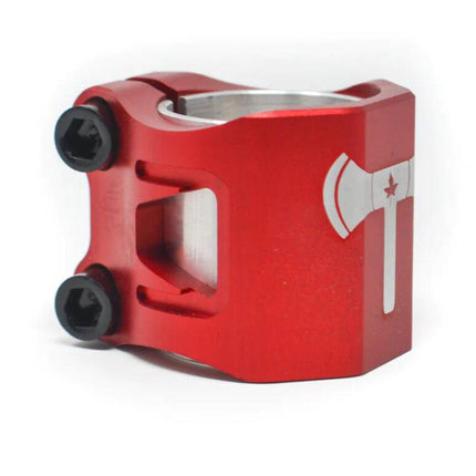 Trynyty Lumberjaxe Double Stunt Scooter Clamp - Red-ScootWorld.de