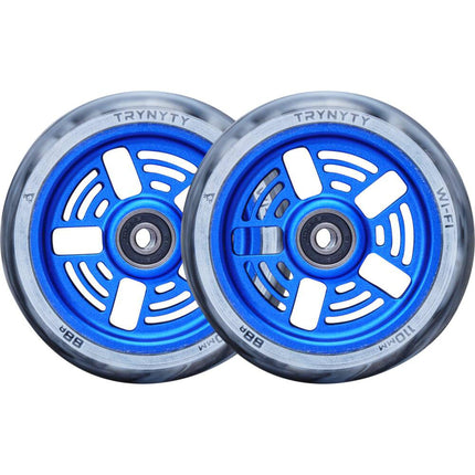 Trynyty Wi-Fi Stunt Scooter Rolle 2-Pack - Blue-ScootWorld.de