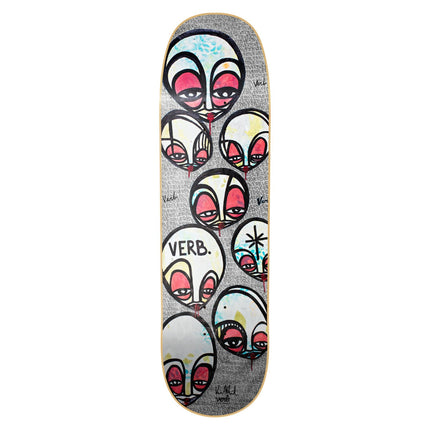 Verb Skateboard Deck - Faces Gray-ScootWorld.de