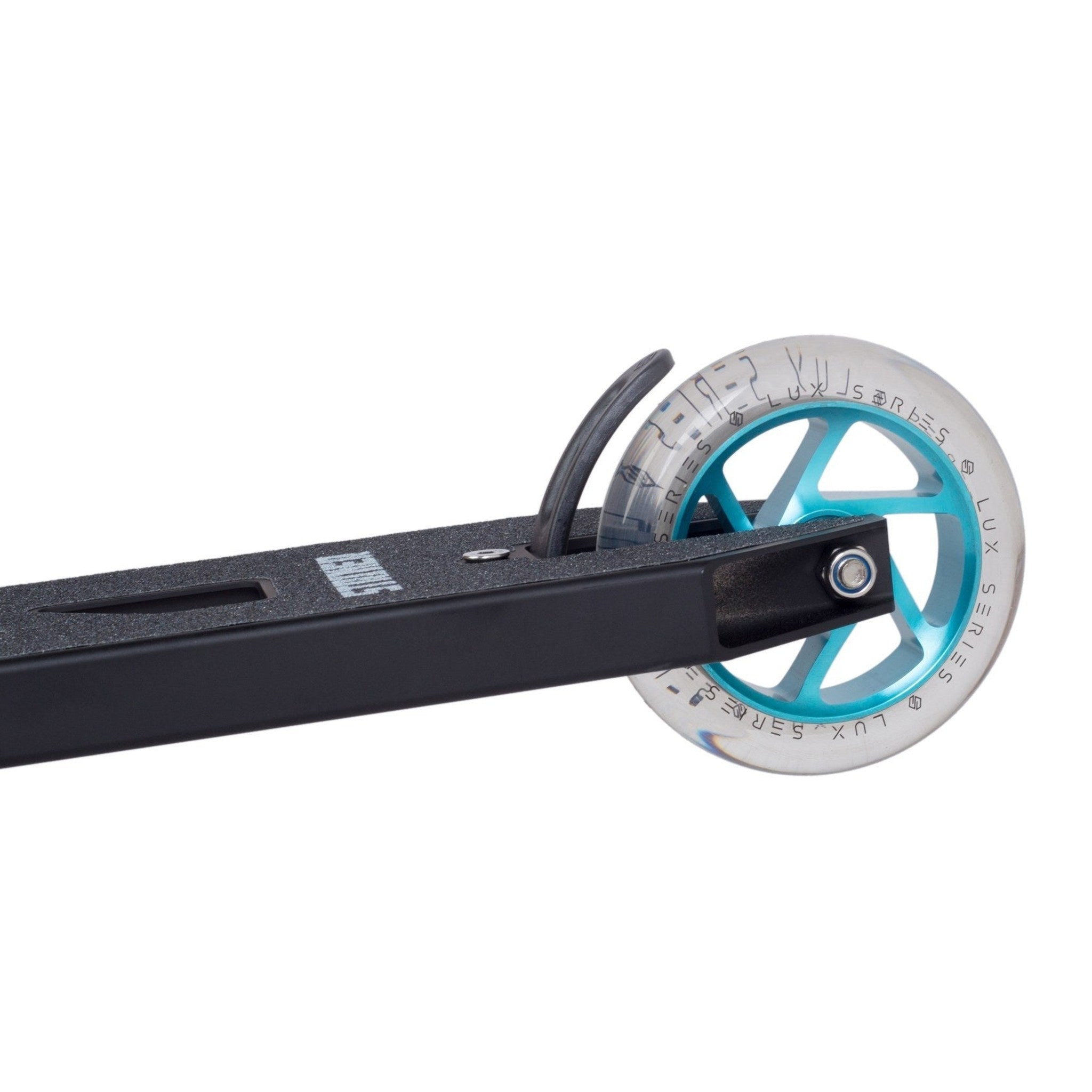 Striker Lux Youth Stunt Scooter - Clear/Teal-ScootWorld.de