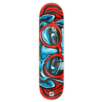 Hydroponic Glasses Skateboard Deck - Round Red-ScootWorld.de