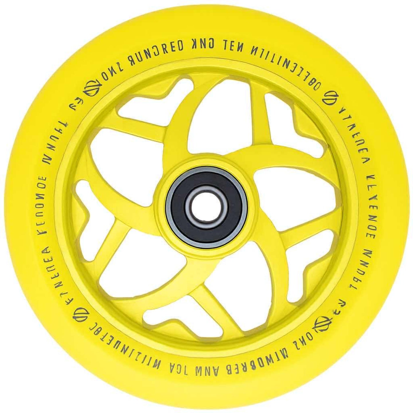 Striker Essence V3 Colorblast PU 110mm Stunt Scooter Rolle - Gelb-ScootWorld.de