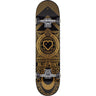 Blueprint Home Heart Komplett-Skateboard - Schwarz/Gold