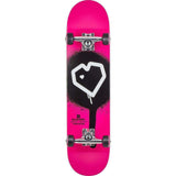 Blueprint Spray Heart Skateboard Komplettboard - Rosa-ScootWorld.de