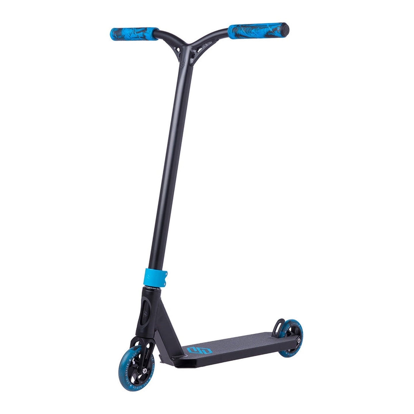 Striker Lux Painted Stunt Scooter - Schwarz/Himmelblau-ScootWorld.de