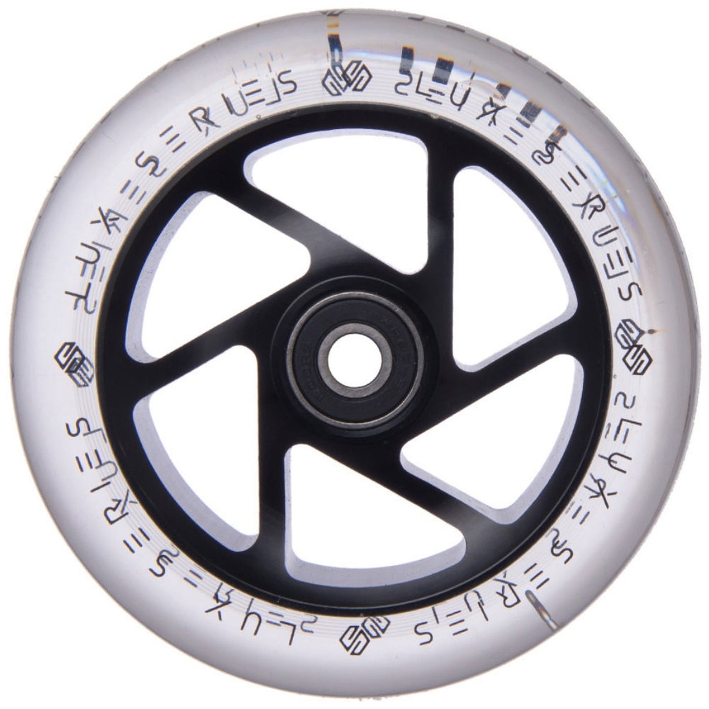Striker Lux Spoked Clear PU 110MM Stunt Scooter Rolle - Transparent/Schwarz-ScootWorld.de