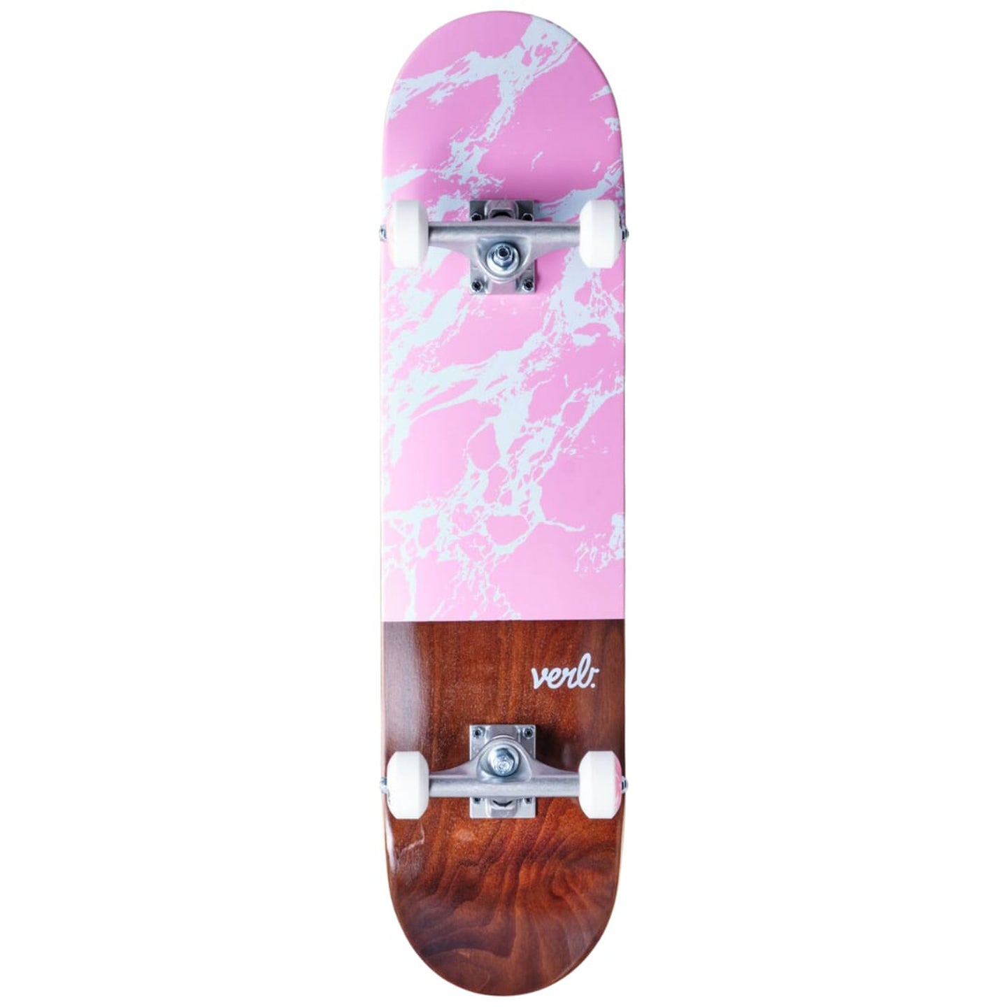 Verb Marble Dip Skateboard Komplettboard - 7.75" - Pink-ScootWorld.de