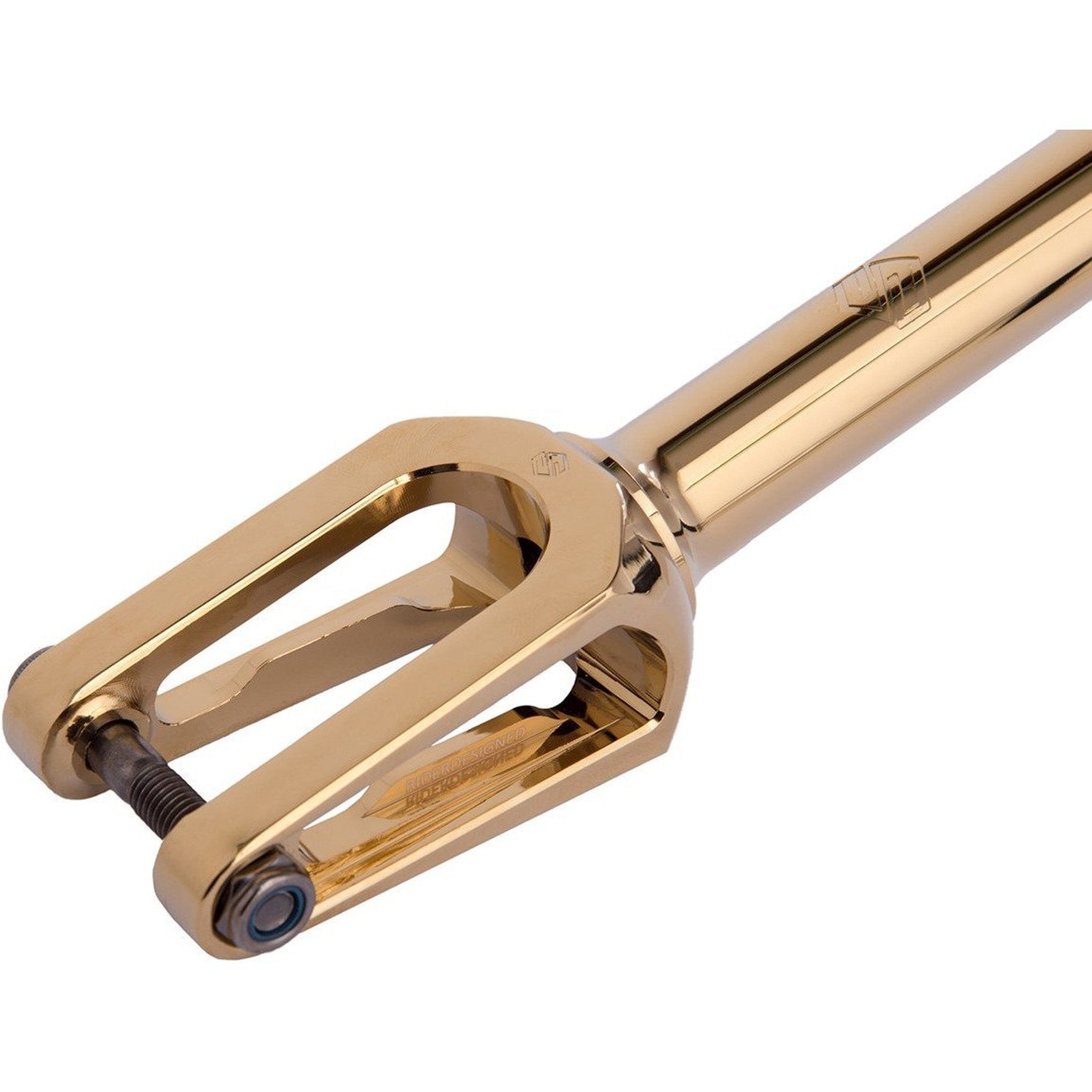 Striker Lux IHC Stunt Scooter Fork - Gold Chrome-ScootWorld.de