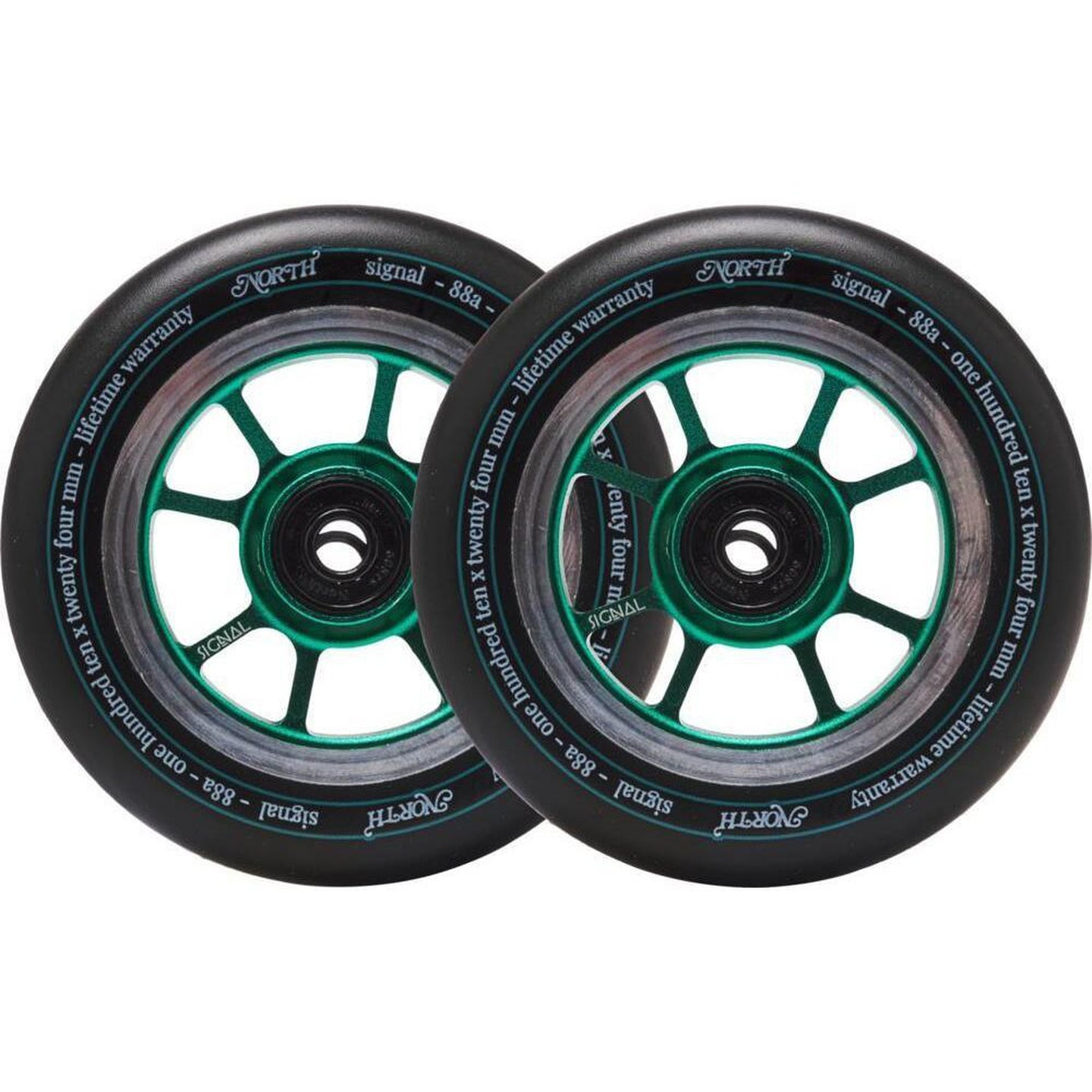 North Signal Stunt Scooter Rollen 2-Pack - Emerald-ScootWorld.de