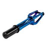Ethic Merrow IHC V3 Stunt Scooter Fork - Blau Chrome-ScootWorld.de