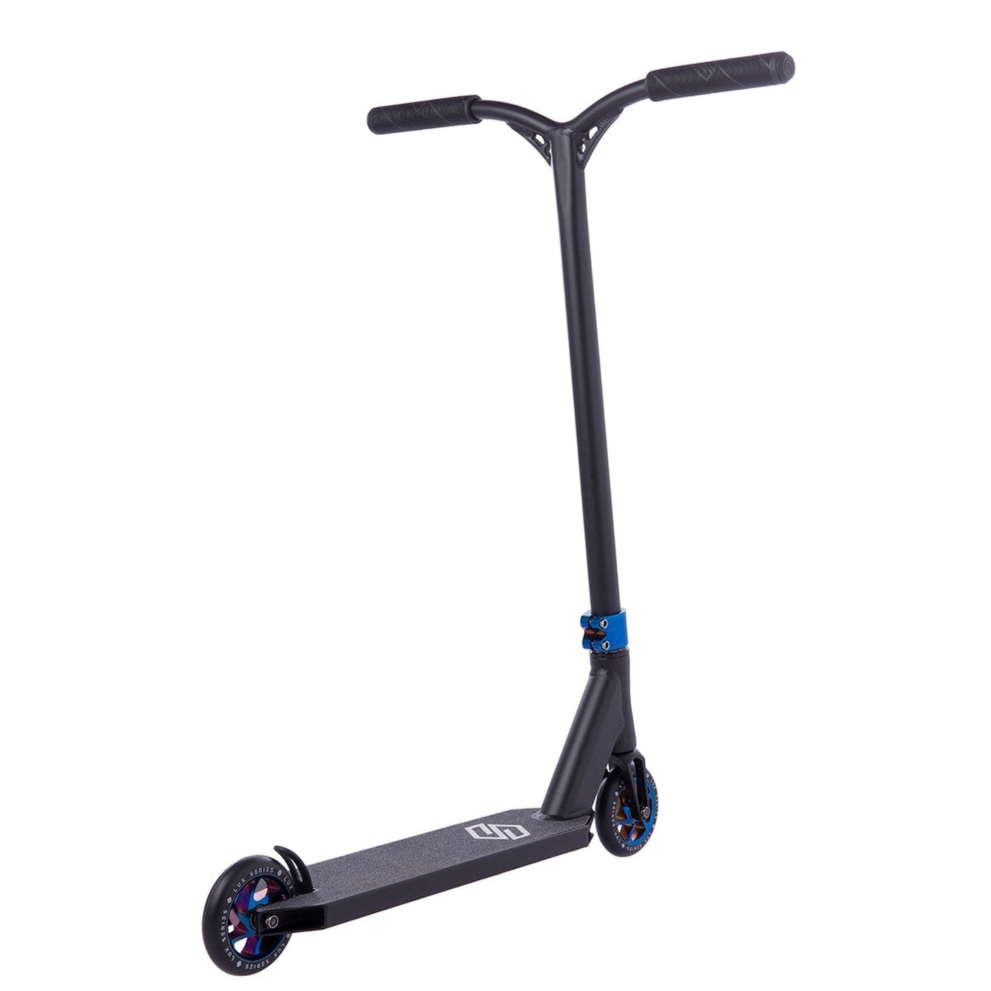 Striker Lux Stunt Scooter - Schwarz/Blau Chrome-ScootWorld.de
